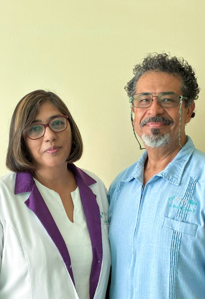 Dr. Victor Manuel Cabrera Narváez y Dra. Anabelle Suárez González, ProctoMed Cancún